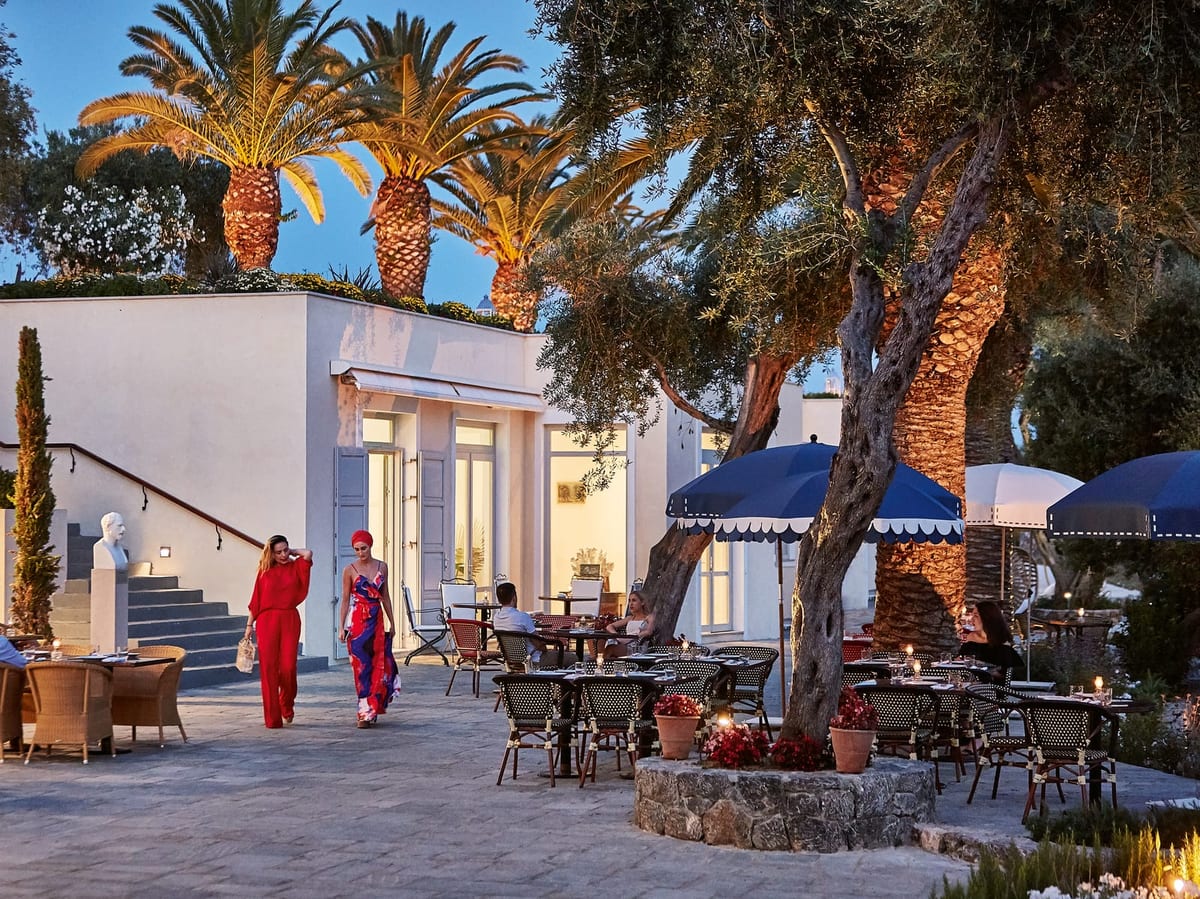 Trattoria and wine bar interior, Grecotel Corfu Imperial